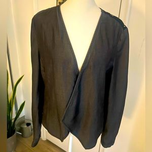 🌹INC. International Concepts Gorgeous Front Details Back Lace Size M Jacket!